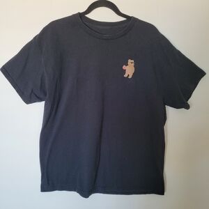 RIOT SOCIETY T'-Shirt Black XL Cotton Drinking Bear Solo Sunglasses Party Fun